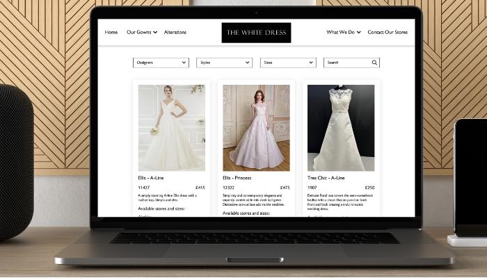 Bridal Dress Finder Application | The White Dress