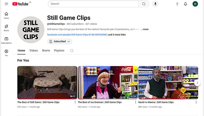 Still Game Clips Project