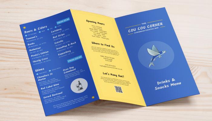 Cocktail Bar Menu - The Cou Cou Corner